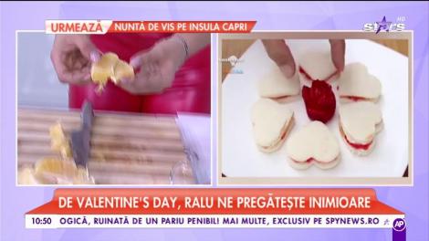 Dacă tot pluteşte dragostea în aer peste tot... Reţete speciale de Valentine's Day! Nu există ceva mai uşor de făcut!