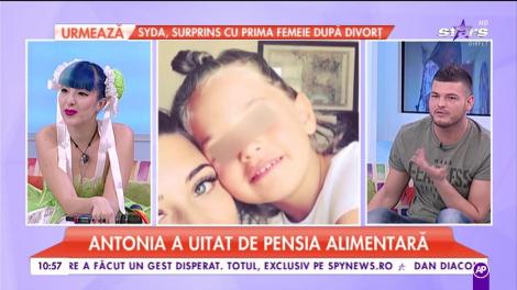 Antonia a uitat de pensia alimentară