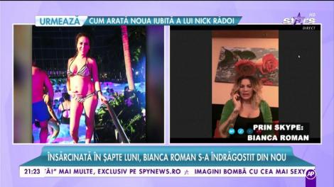Însărcinată în șapte luni, Bianca Roman s-a îndrăgostit din nou!