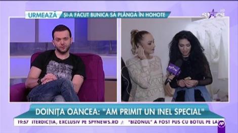 Doinița Oancea: ”Am primit un inel special”