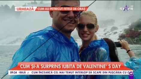 Cristian Boureanu și-a surprins iubita de Valentine's Day