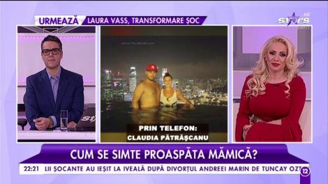 Sărbătoare mare în familia Claudiei Pătrăşcanu: ”Botezul va fi în luna aprilie”