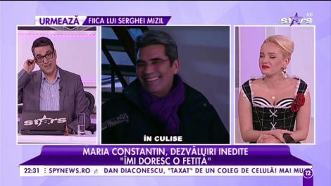 Maria Constantin își dorește să devină mama, din nou: ”Îmi doresc o fetiță”