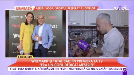 Willmark și tatăl său, în premieră la TV. "Era un copil dedicat meseriei"