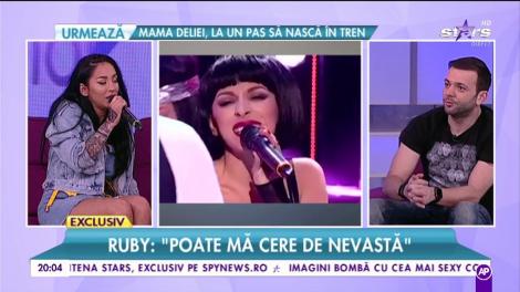 Ruby, în noul sezon ”Te cunosc de undeva!”: ”Vreau o piesă cu Bruno Mars”