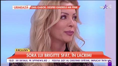 Brigitte Sfăt și sora sa Cristina, în premieră, într-un platou de televiziune. Cele două seamănă ca două picături de apă. Până și vocile sunt aproape identice