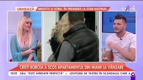 Alina Vidican riscă să rămână pe drumuri?! Cristi Borcea a pus apartamentul la vânzare