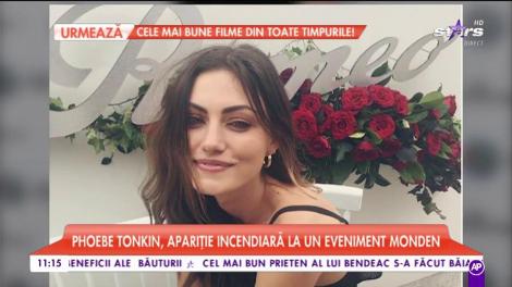 Pheobe Tonkin, super sexy într-o rochie multicoloră