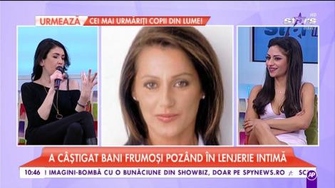 Nadia Comaneci a câştigat bani frumoşi pozând în lenjerie intima