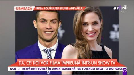 Cristiano Ronaldo şi Angelina Jolie sunt împreună! Informaţia a fost confirmată de reprezentaţii celor două staruri