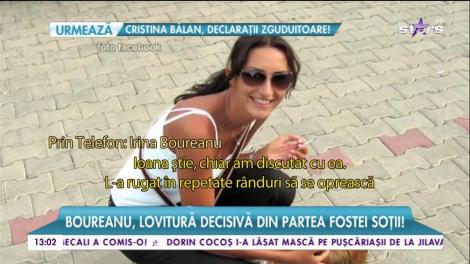 Cristian Boureanu, lovitură decisivă din partea fostei soții