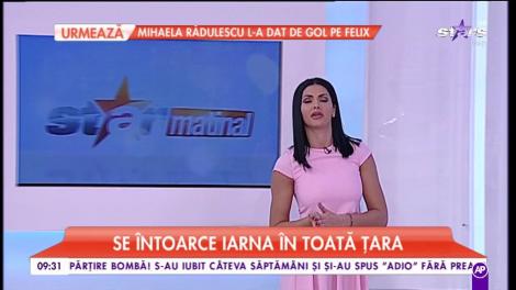 Meteorologii au emis o atenţionare de ninsori, vânt puternic şi polei