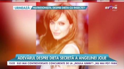 Angelina Jolie este în stare de orice pentru a slăbi! Actrița a ajuns să mănânce doar... insecte