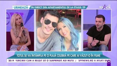 Andreea Bălan şi George Burcea vor spune "Da!" pe celebra plajă Sunset Beach! "Familiile noastre nu vor veni la nuntă"