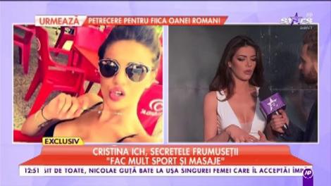 "Dacă îți ia mai mult de două ore să te aranjezi, asigură-te că nu ești urâtă!". Frumoasa Cristina Ich, zisă și "Angelina de România", cele mai tari trucuri de frumusețe