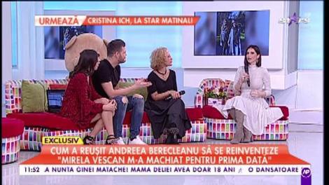 Curioși să aflati cum arată o zi din viața Andreei Berecleanu? ”Femeile se miră că mă întâlnesc și pe mine acolo”