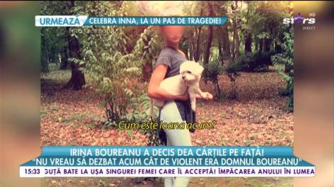 Irina Boureanu: ”Nu vreau să dezbat cât de violent era domnul Boureanu”