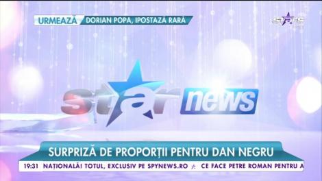 Surpriză de proporţii pentru Dan Negru. Ce i-au pregătit colegii de platou de ziua lui