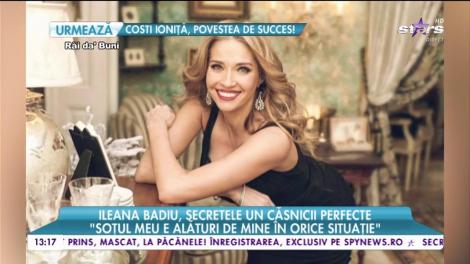 Ileana Badiu şi soţul ei formează unul din cele mai frumoase şi solide cupluri de la noi