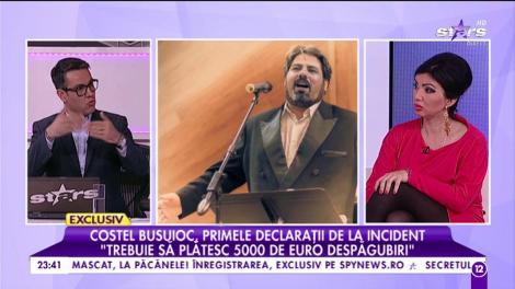 Costel Busuioc, primele declarații de la incident "M-am săturat să iau bătaie așa că l-am lovit"