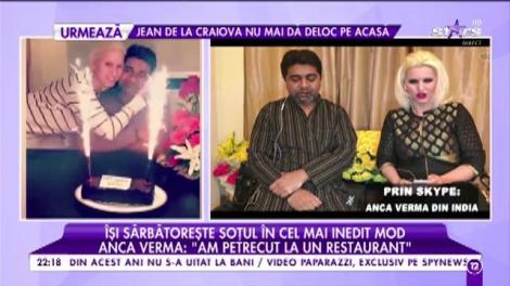 Anca Verma își sărbătorește soțul în cel mai inedit mod "I-am cumpărat de ziua lui un costum foarte scump"