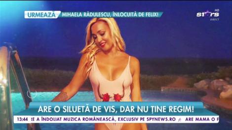 Raluca Zenga a lăsat salatele şi m&acirc;ncărurile uşoare şi a dat iama &icirc;n burgeri