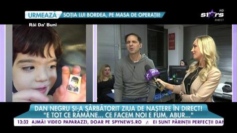 Dan Negru şi-a sărbătorit ziua de naştere &icirc;n direct!