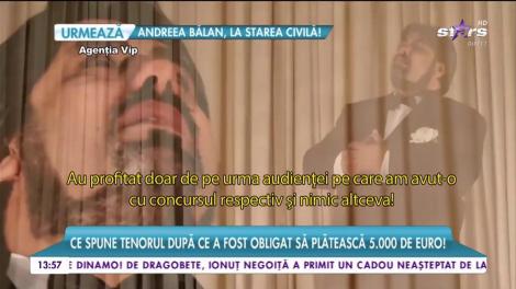 Costel Busuioc, la un pas să-şi rateze cariera. Artistul a făcut primele declaraţii despre scandalul din trafic