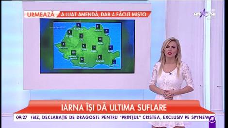 Meteo! Iarna îşi da ultima suflare