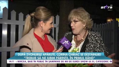 S-a spus că ar câştiga peste 10.000 de euro pe lună. Corina Chiriac se destăinuie