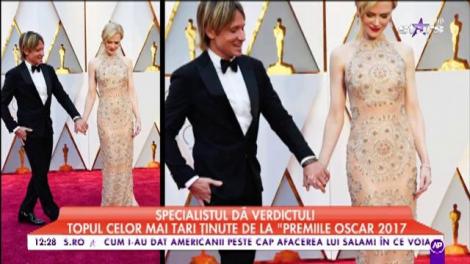 Specialistul dă verdictul! Topul celor mai tari ținute de la "Premiile Oscar 2017"
