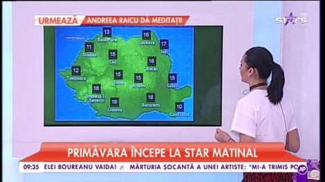 Vremea 1 Martie 2017 - Prima zi de primăvară este linda!