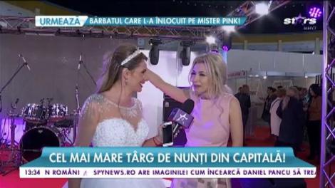 Cel mai tare târg de nunți din Capitală! Andreea Bălan își caută rochie de mireasă!