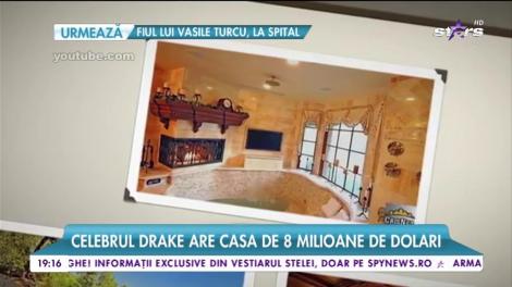 Dacă în dragoste nu are noroc, Drake se refugiază în lux! Și ce mai "cuibușor" are: doar opt milioane de dolari pentru fericirea artistului