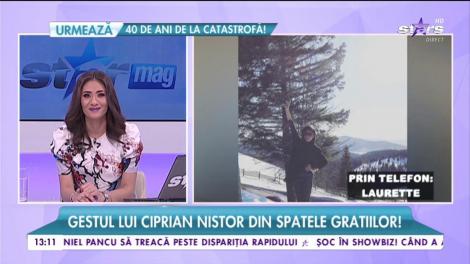 Gestul lui Ciprian Nistor din spatele gratiilor! Soțul mulatrei încalcă legea pentru vedetă!