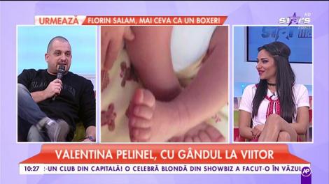 Valentina Pelinel are planuri pentru tăierea moţului fiului ei cu Cristi Borcea: "E atât de frumos cu ineluţele alea în cap..."