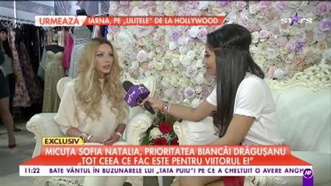 Bianca Drăguşanu a pus la punct toate detaliile pentru botezul micuţei Sofia