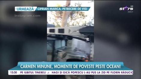 Carmen Minune, momente de poveste peste ocean!