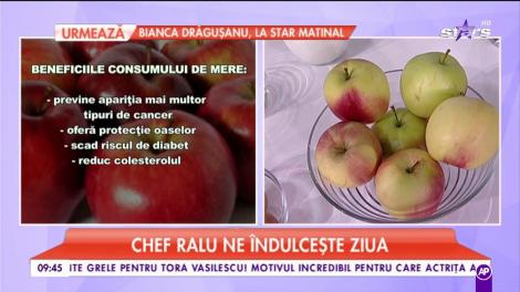 Chef Ralu ne gătește o tartă cu mere