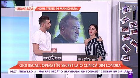 Gigi Becali, operat în secret la o clinică din Londra