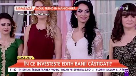 Edith, câștigătoarea Mireasă pentru Fiul Meu la Star Matinal împreună cu Geo
