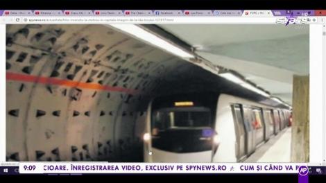 Incendiu la metrou, în Capitală!