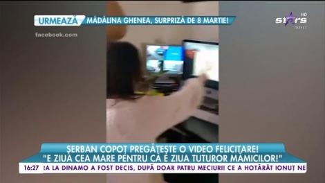 Șerban Copoț pregătește o felicitare video! "E ziua tuturor mămicilor!"