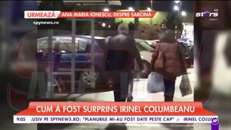 Irinel Columbeanu, la un pas să leşine pe stradă