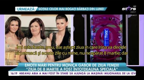 Emoții mari pentru Monica Gabor de ziua femeii! "Ziua de 8 Martie a fost întotdeauna specială"