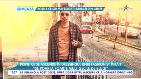 Priviți ce se ascunde in dressingul unui fashionist înrăit!