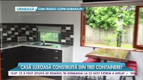 Casa luxoasă contruită din doar 3 containere! Locuința l-a costat pe propietar 1000 de dolari!