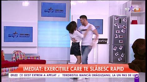 Răzvan Botezatu și Natalia Mateuț, dans în platoul Star Matinal