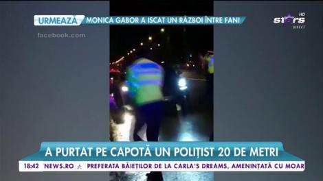 Șofer teribilist, oprit cu focuri de armă