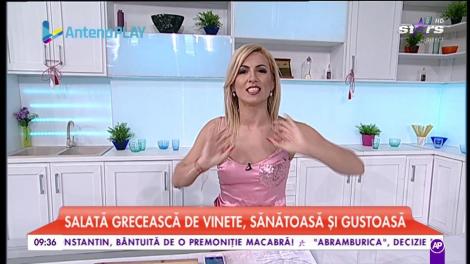 Zizika pregătește "Salată de vinete grecească"